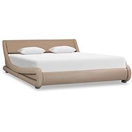 Bed frame cappuccino faux leather 120x200 cm - Bed Frame