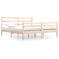 Rám postele masivní borovice 200 × 200 cm, 3105026 - Postel