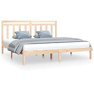 Bed frame solid wood 200 × 200 cm, 3105270 - Bed