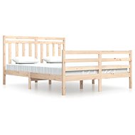 Rám postele masivní dřevo 140 × 200 cm, 3105315 - Postel
