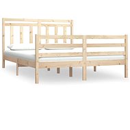Rám postele masivní dřevo 150 × 200 cm King Size, 3105320 - Rám postele