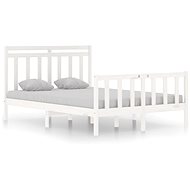 Rám postele bílý masivní dřevo 120 × 190 cm Small Double, 3105351 - Rám postele
