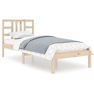 Rám postele masivní dřevo 100 × 200 cm, 3105395 - Postel
