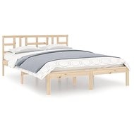 Rám postele masivní dřevo 200 × 200 cm, 3105425 - Postel