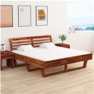 Bed frame solid acacia wood 180x200 cm - Bed Frame
