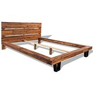 Bed frame solid acacia wood 180x200 cm - Bed