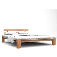 Bed frame solid oak wood 160x200 cm - Bed Frame
