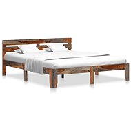 Bed frame solid sheesham wood 140x200 cm - Bed Frame