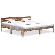 Bed frame solid sheesham wood 200x200 cm - Bed