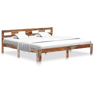 Bed frame solid sheesham wood 200x200 cm - Bed