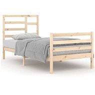 Rám postele masivní dřevo 90 × 200 cm, 3105845 - Postel