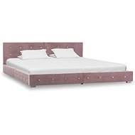 Bed frame pink velvet 180x200 cm - Bed Frame