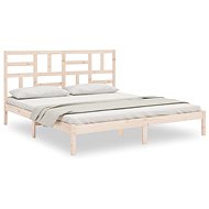 Rám postele masivní dřevo 200 × 200 cm, 3105970 - Postel