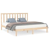 Rám postele masivní dřevo 200 × 200 cm, 3106788 - Postel