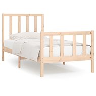 Rám postele masivní dřevo 100 × 200 cm, 3106823 - Postel