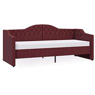 Válenda s USB fialová textil 90 × 200 cm, 337190 - Postel