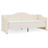 SHUMEE válenda s USB 90 × 200 cm, krémová, 337192 - Postel