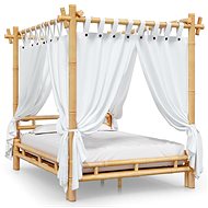 Postel s nebesy 140 × 200 cm bambus, 340050 - Postel