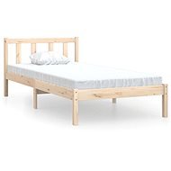 Rám postele masívne borovicové drevo 100 × 200 cm, 810072 - Rám postele