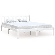 Rám postele bílý masivní borové dřevo 140 × 200 cm, 810083 - Rám postele