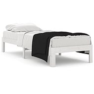 Rám postele bílý masivní dřevo 75 × 190 cm Small Single, 810326 - Rám postele