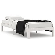 Rám postele bílý masivní borovice 90 × 200 cm, 810351 - Rám postele