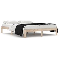 Rám postele masivní dřevo 150 × 200 cm King Size, 810370 - Rám postele