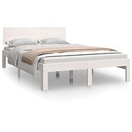 Rám postele bílý masivní dřevo 120 × 190 cm Small Double, 810466 - Rám postele