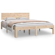 Rám postele masivní dřevo 135 × 190 cm Double, 810470 - Rám postele