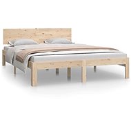 Bed frame solid pine 140 × 200 cm, 810495 - Bed