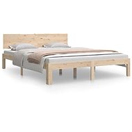 Rám postele masivní dřevo 150 × 200 cm King Size, 810500 - Rám postele