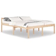 Bed frame solid pine 160 × 200 cm, 810624 - Bed