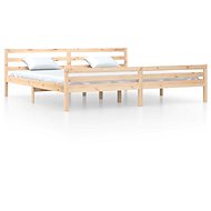 Rám postele masivní dřevo 200 × 200 cm, 814839 - Postel