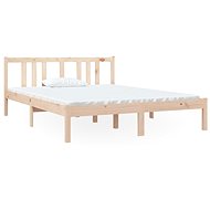 Rám postele masivní dřevo 140 × 190 cm, 814864 - Rám postele