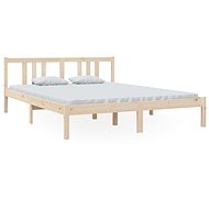 Rám postele masivní dřevo 150 × 200 cm King Size, 814889 - Rám postele