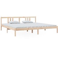Rám postele masivní dřevo 200 × 200 cm, 814904 - Postel