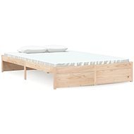 Rám postele masívne drevo 120 × 200 cm, 814944 - Rám postele