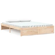 Rám postele masivní dřevo 150 × 200 cm King Size, 814954 - Rám postele
