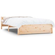 Rám postele masivní dřevo 135 × 190 cm Double, 815019 - Rám postele