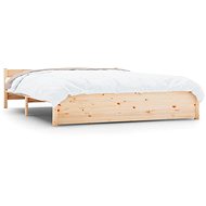 Rám postele masivní dřevo 140 × 190 cm, 815024 - Rám postele