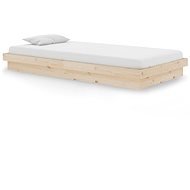 Rám postele masívne drevo 100 × 200 cm, 819897 - Rám postele
