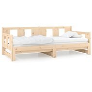 Výsuvná postel masivní borovice 2× (90 × 190) cm, 820292 - Rám postele