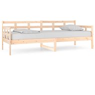 SHUMEE divan 80 × 200 cm, solid pine wood, 820362 - Bed