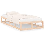 Rám postele 100 × 200 cm masivní dřevo, 820786 - Postel