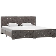 Bed frame gray textile 180x200 cm - Bed Frame