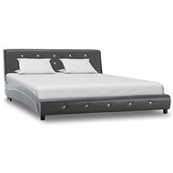 Bed frame gray faux leather 140x200 cm - Bed Frame