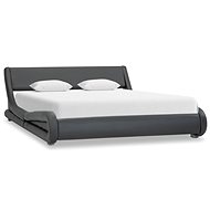 Bed frame gray faux leather 140x200 cm - Bed Frame