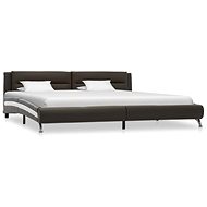 Bed frame gray faux leather 140x200 cm - Bed Frame