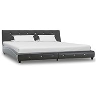 Bed frame gray faux leather 180x200 cm - Bed Frame