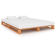 Pallet bed frame brown solid pine 140x200 cm - Bed